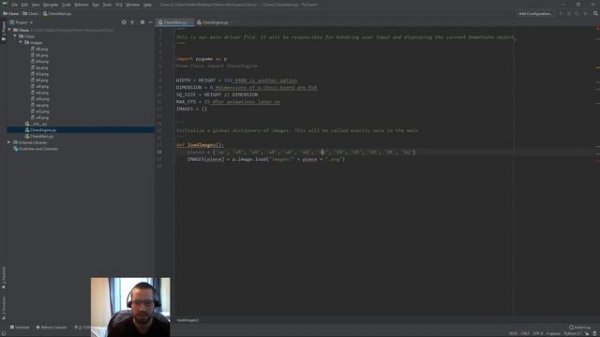 Chess Engine in Python - Part 1 - Drawing the board