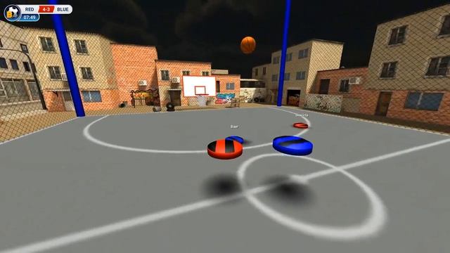 Ball 3D Soccer Online - Basketball 3v3 (Game 1) смотреть онлайн