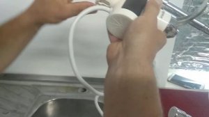 Подключение крана с подогревом воды