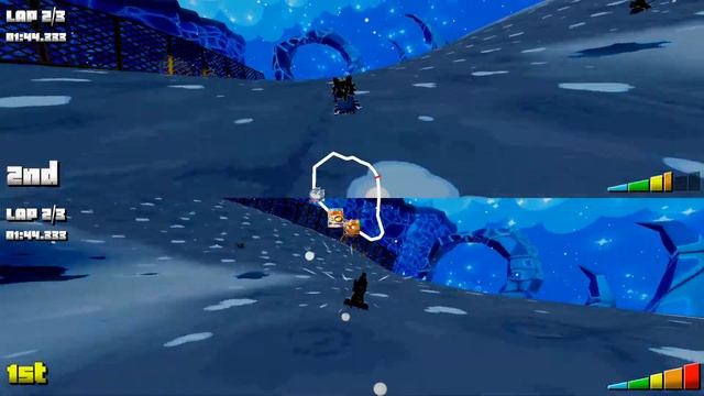 Supersonic Tank Cats Gameplay ? Switch - Silly feline kart racer смотреть онлайн
