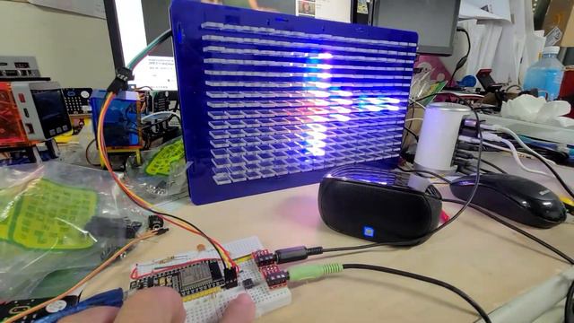 ESP32 Audio Spectrum Analyzer Test