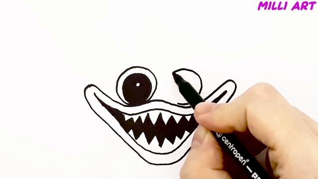 Как нарисовать Хаги Ваги смотреть онлайн