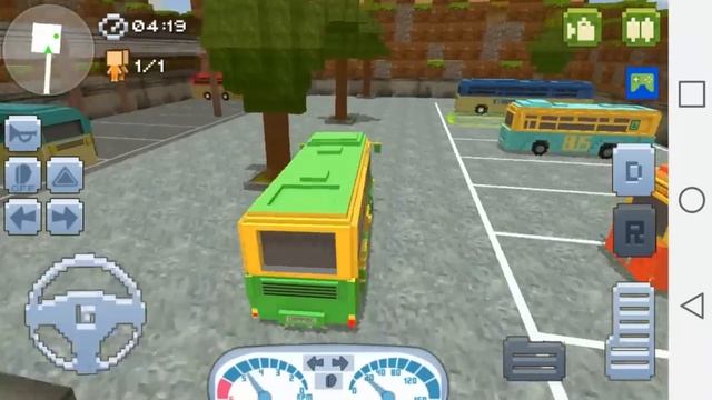 City Bus Simulator Game Blocky Simulator - Android Gameplay HD смотреть онлайн