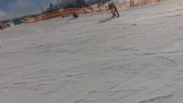 Буковель День 1. Трасса 7. Включите музыку во второй вкладке. смотреть онлайн