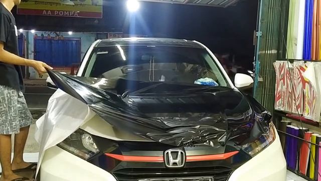 wrapping kap mesin honda BRV oracal warna 070 glosy смотреть онлайн