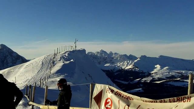 Ortisei, Val Gardena, Italy 2010 - Panoramic View смотреть онлайн