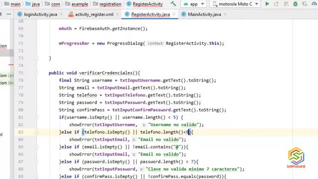 Guardar información de un usuario autenticado con email y password con Firebase y Android смотреть онлайн