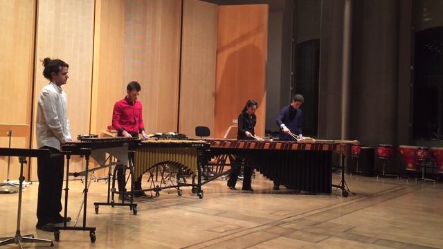 Liszt - Hungarian Rhapsodie N. 2, S.244/2 for percussion quartet смотреть онлайн