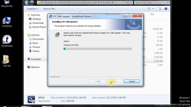 TOYOTA OTC 2 Toyota Techstream 12 00 127 Software Installation Video From Obd2tuner.com