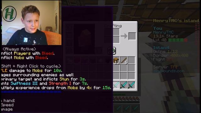 OBTAINING SWORD XP - Minecraft Skybounds смотреть онлайн