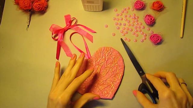 Как сделать валентинку. How To Make A Valentine Card.