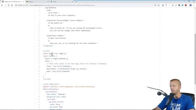 Creating Vue Slideshows with Eagle.js - A Hackable Slideshow Framework! смотреть онлайн