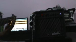 teste do amplificador Randall RX15M