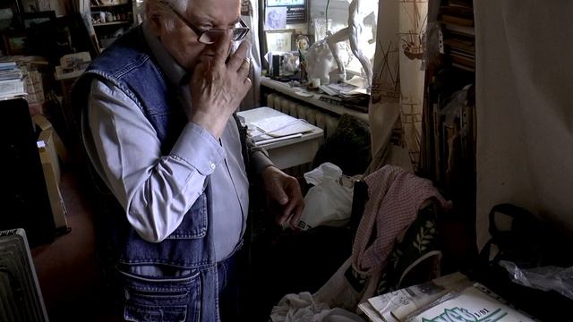 В мастерской художника Руфэля Михайлова (1936-2022) #Руфэль_Михайлов #Живопись #Мастерская_художника смотреть онлайн