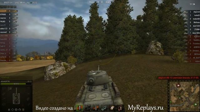 WOT: Редшир - КВ-1С - 9 фрагов - Воин, Снайпе смотреть онлайн