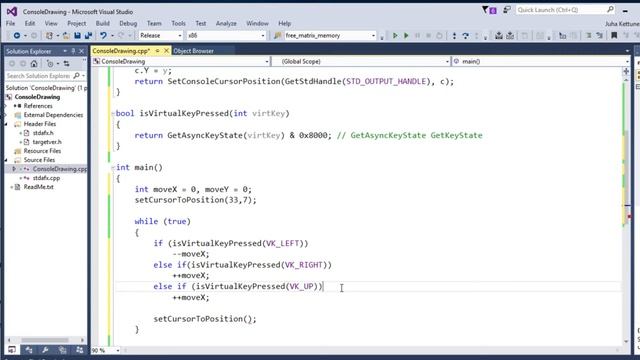 C++ Console Game Programming 1 - ASCII/Text Drawing
