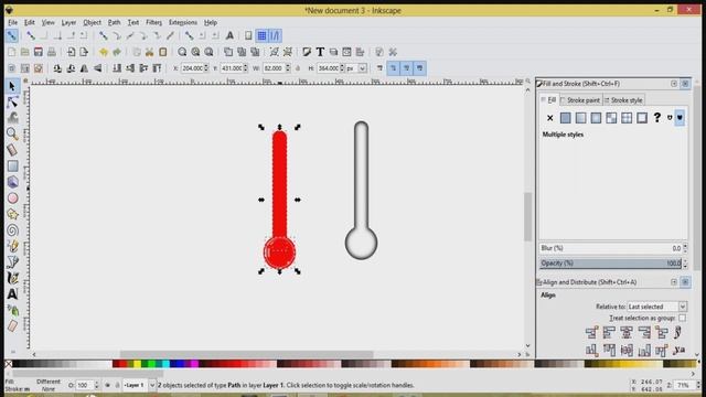 Inkscape Tutorial: Create a Vector Thermometer Graphic (Episode #65) @ Ardent Desig смотреть онлайн