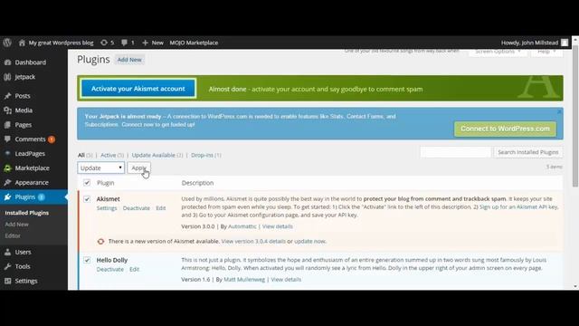 Wordpress Updates; Core, Plugins, Themes смотреть онлайн
