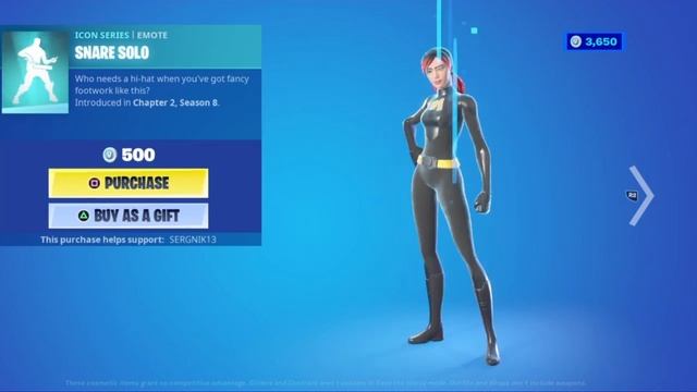 Fortnite snare solo emote / Фортнайт барабанное соло эмоция смотреть онлайн