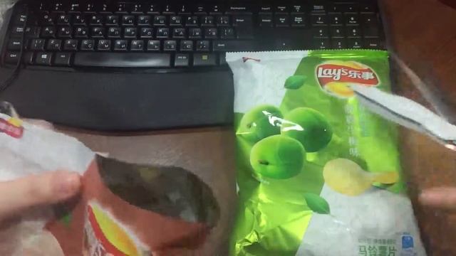 Лимитные Lays (сакура, персик и слива) смотреть онлайн
