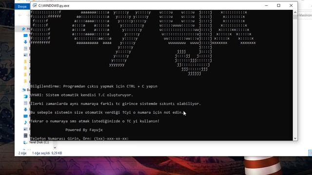 EN YENİ SMS BOMBER TOOL'U [NEW METHOD & PYTHON] смотреть онлайн