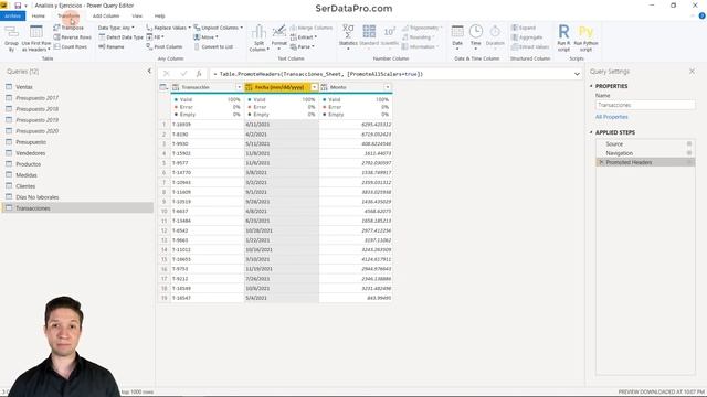 Tengo un error en las fechas que agrego a Power BI ¿Como lo resuelvo? - Query Editor смотреть онлайн