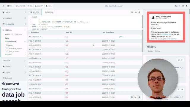 SQL ADVANCED Certification Skills test on Hackerrank - Second Problem - Weekend Hours смотреть онлайн