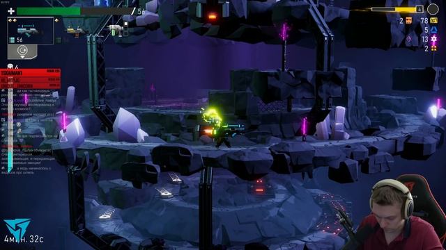 Продолжаем изучать игру! Второй и третий забеги. | Orbital Bullet #2 смотреть онлайн