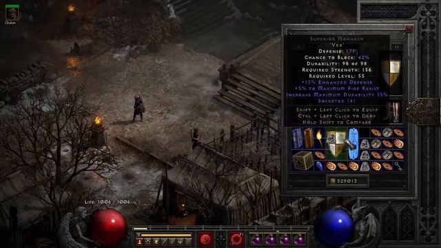 Diablo 2 Resurrected: Making Phoenix on a Perfect Monarch in ladder 2 смотреть онлайн