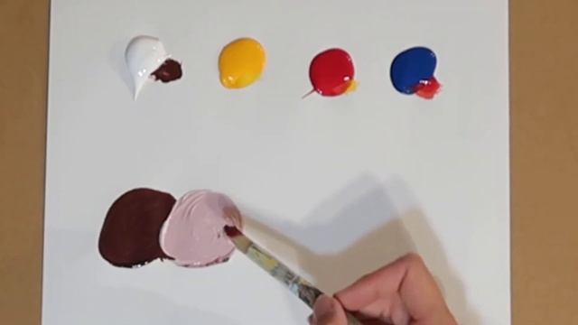 Colour Mixing - How To Mix Skin Tones In Acrylic Paint