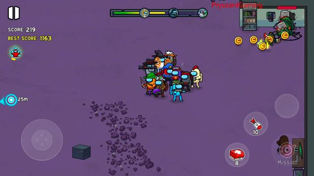 Impostors vs Zombies: Survival - Gameplay Walkthrough Part 7 Max Level (iOS,Android Gameplay) смотреть онлайн