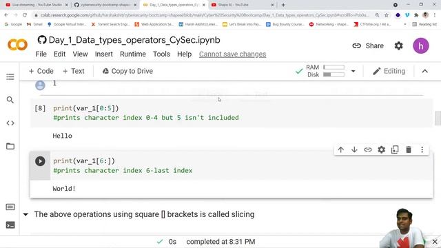 PYTHON AND CYBER SECURITY : Day - 1 смотреть онлайн