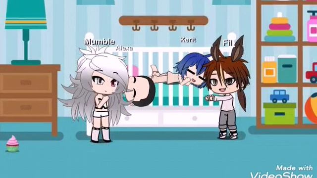 Девочка с разными волосами|Gacha Life смотреть онлайн