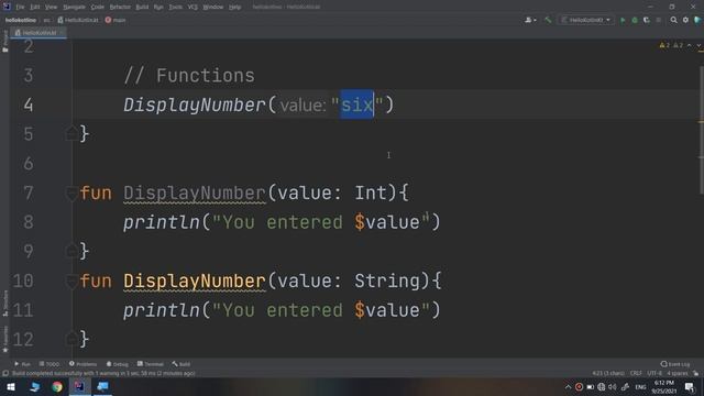 The Complete Kotlin Course #34- Function Overloading - Kotlin Tutorials for Beginners смотреть онлайн