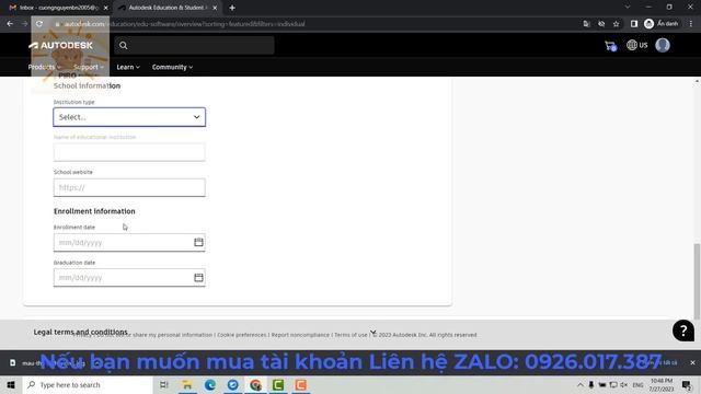 HƯỚNG DẪN TẠO TÀI KHOẢN AUTODESK STUDENT MỚI NHẤT смотреть онлайн