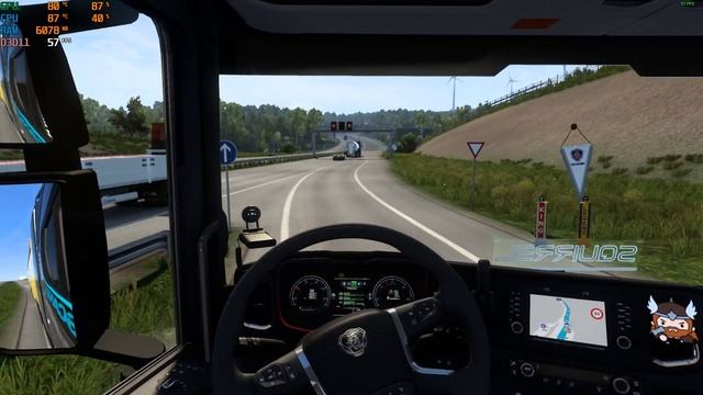 Euro Truck Simulator 2 on Asus Tuf Fx 505 Dt | Ryzen 7 3750h | GTX 1650 | 32 GB DDR4 смотреть онлайн