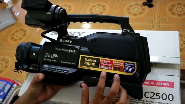 UNBOXING SONY HXR MC2500 смотреть онлайн