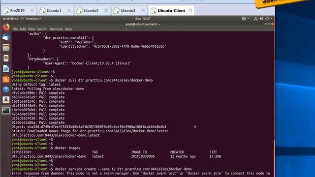 Docker Swarm - Remote CLI смотреть онлайн