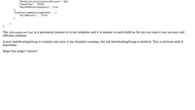 Spawn new Aws::AutoScalingGroup instances before old are destroyed. (503 error occuring) смотреть онлайн