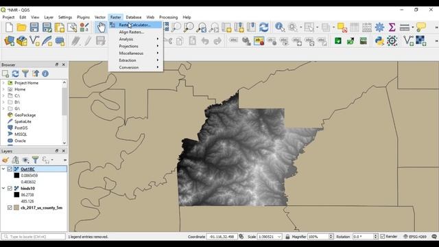 QGIS Basic #62: Raster Calculator смотреть онлайн