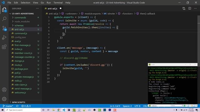 Discord JS Anti-Advertisement System (2020) [Episode #23] смотреть онлайн