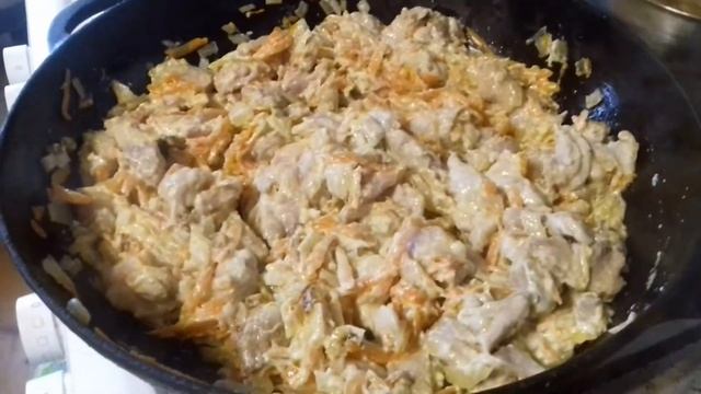 Курица с опятами, Очень вкусно! Кухонные дела Надежды #курица_с_опятами смотреть онлайн