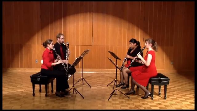 Con Fuoco Clarinet Quartet - Brahms Intermezzo op. 118 arr. E. Batalla смотреть онлайн