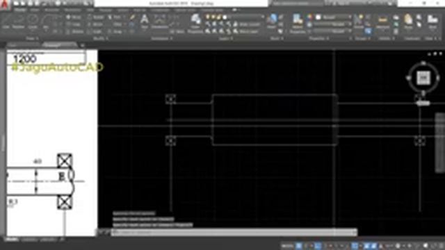 Autocad 2D Shaft смотреть онлайн