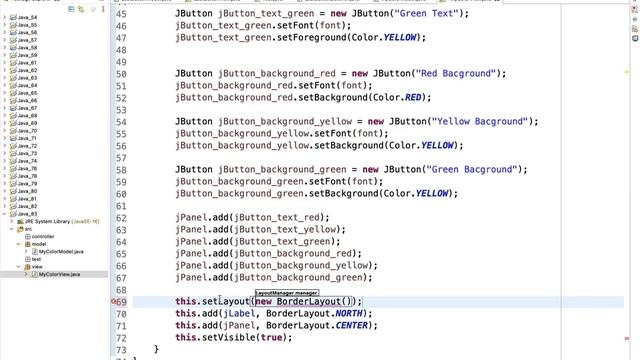 Java 83. Cách tùy chỉnh màu nền và màu chữ cho các thành phần giao diện смотреть онлайн