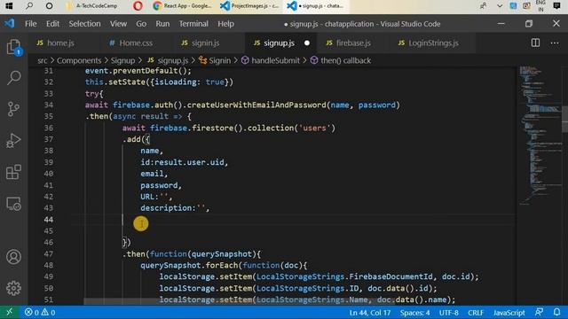 #10 Build ReactJS Project Firebase Chat Application | Sign up page смотреть онлайн