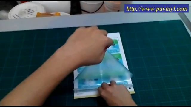 How to Apply Laminating Film on PVC Sticker Manually смотреть онлайн