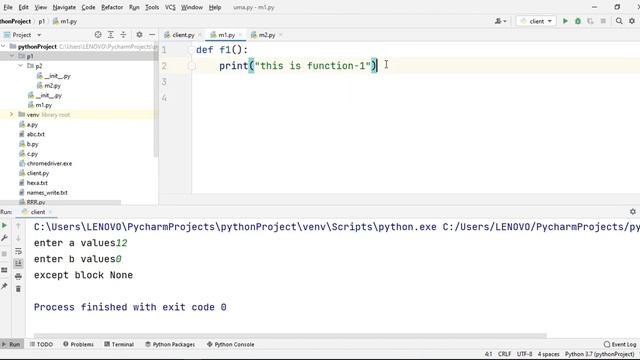 19 Python --Exception handling смотреть онлайн