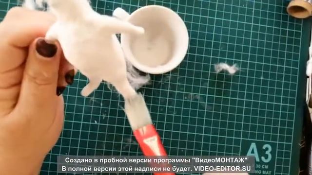 3. ватная игрушка.