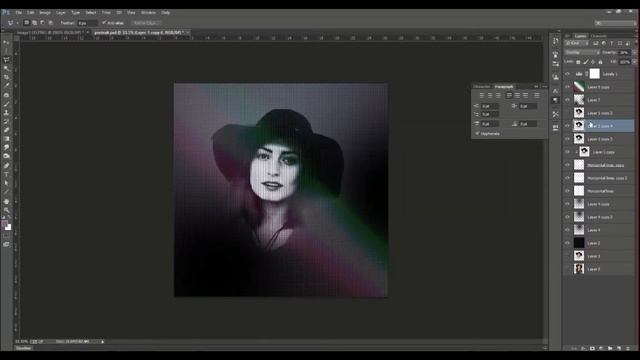 Digital Distortion/ Glitch Effect | Photoshop CC смотреть онлайн